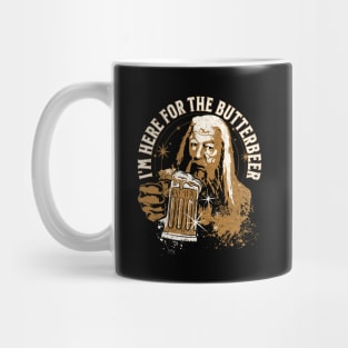 I'm Here for the Butterbeer Beer Drinking Wizard Mug